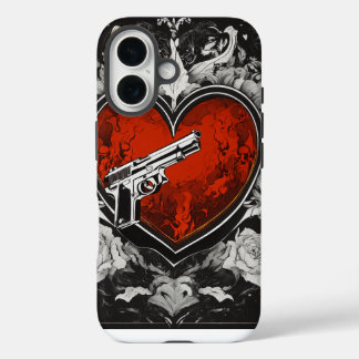Coque Pour iPhone 16 Coeur mobile
