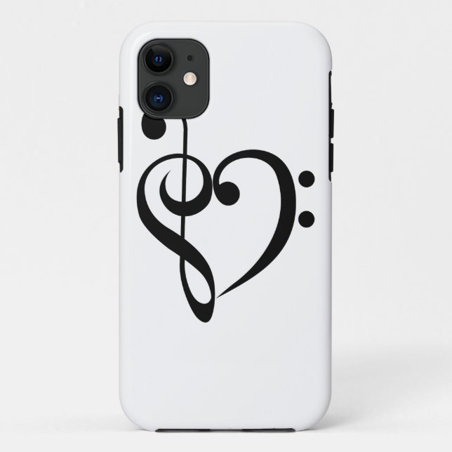 Coques Case-Mate iPhone Coeur musical (Dos)