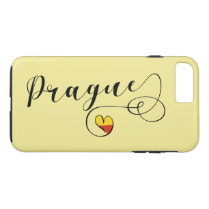 Coque iPhone 7 Plus Coeur Prague Mobile Phone Case, tchèque