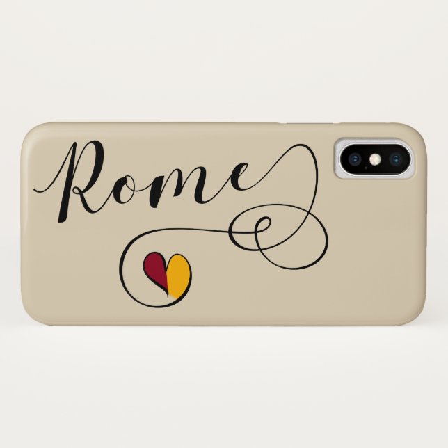 Coques Case-Mate iPhone Coeur Rome Mobile Phone Case, Italie (Dos (Horizontal))