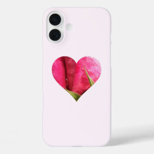 Coques iPhone 16 Plus Coeur rose