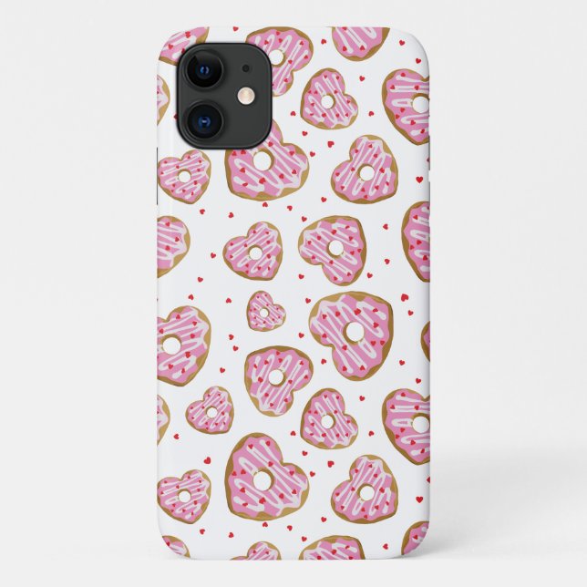 Coques Case-Mate iPhone Coeur rose mignon Cookies (Dos)