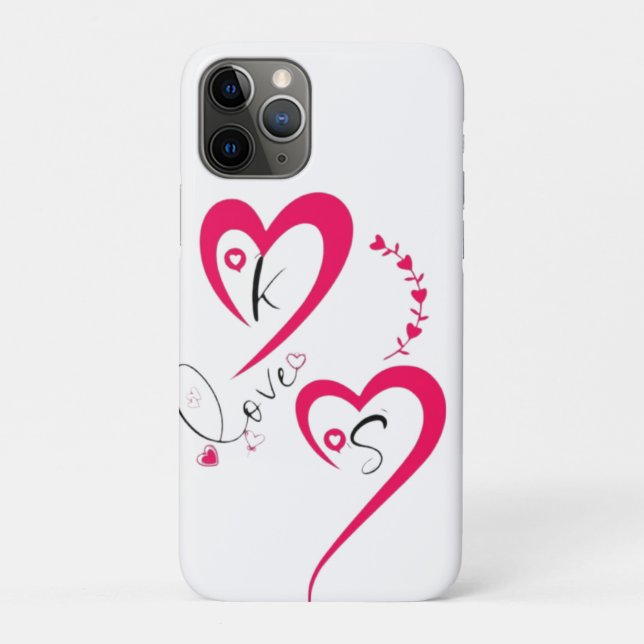 Coques Case-Mate iPhone Cœur Rose Minimal Amour (Dos)