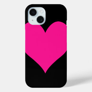Coque Case-Mate iPhone Coeur rose profond mignon