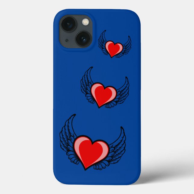 Coques Case-Mate iPhone Coeur rouge (Verso)