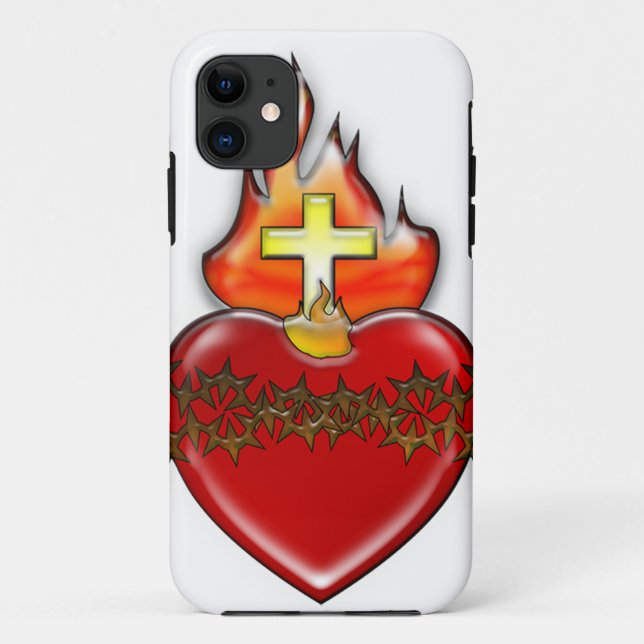 Coques Case-Mate iPhone Coeur sacré de Jésus (Dos)