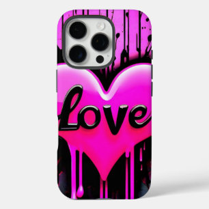 Coque iPhone 16 Pro Coeur saignant