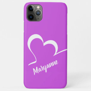 Case-Mate iPhone Case Coeur stylisé personnalisées nom et des boîtiers d