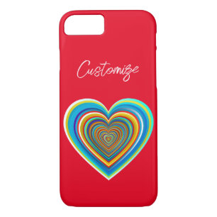 Case-Mate iPhone Case Coeur valentin multicolore Thunder_Cove