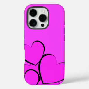 Coque iPhone 16 Pro Coeurs