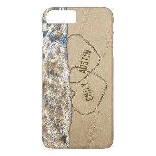Coque Case-Mate iPhone Coeurs amoureux de plage