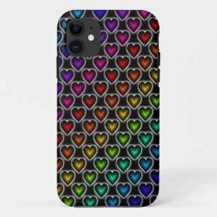 Etui iPhone Case-Mate Coeurs arc-en-ciel