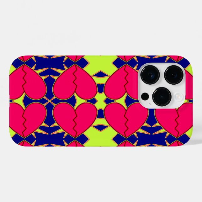 Coques Case-Mate iPhone Coeurs brisés (Verso (horizontal))