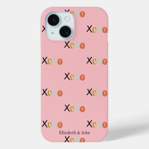 Coque Case-Mate iPhone Cœurs Colorés "XOXO" Saint-Valentin