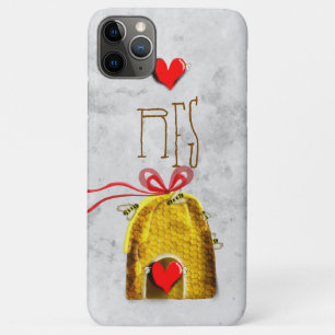 Case-Mate iPhone CASE CŒURS D'ABEILLE MONOGRAMME