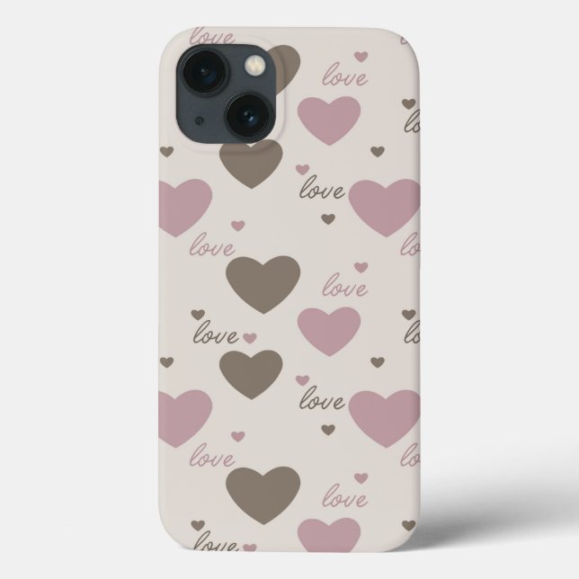 Coques Case-Mate iPhone Coeurs d'amour (Verso)