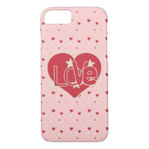 Coques Pour iPhone Coeurs d'amour et étoiles