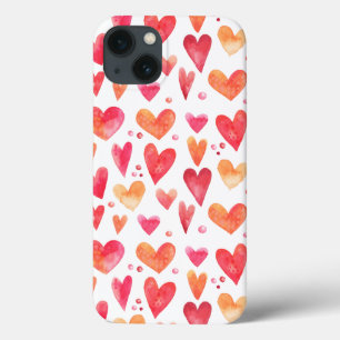 Coque Case-Mate iPhone COEURS D'Aquarelle