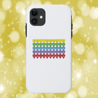 Case-Mate iPhone Case Coeurs de Californie colorés