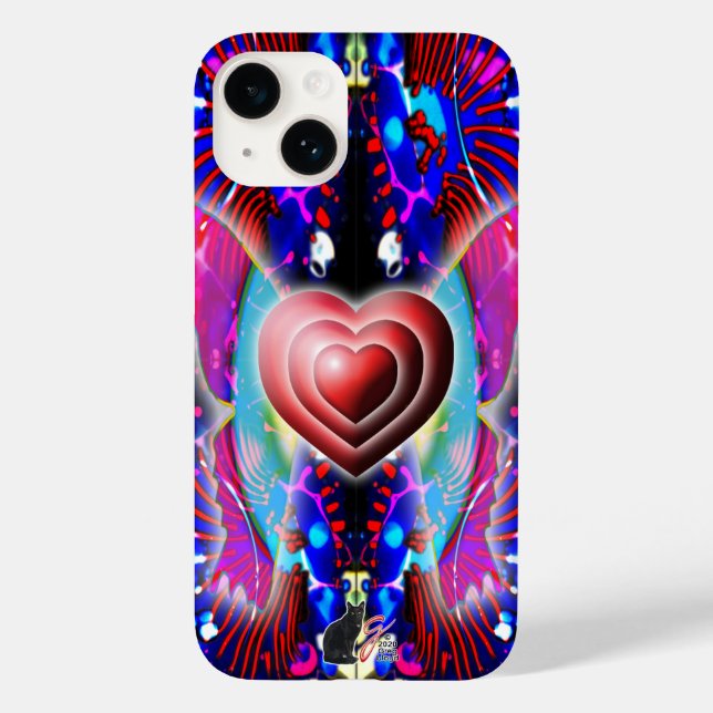 Coques Case-Mate iPhone Coeurs De Glys (Verso)