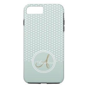 Etui iPhone Case-Mate Coeurs de menthe monogramme