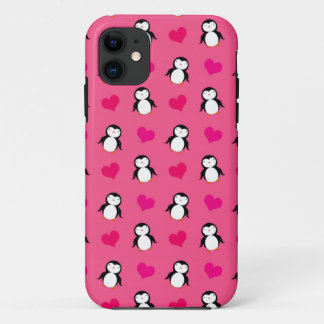 Etui iPhone Case-Mate Coeurs de pingouin rose mignon motif