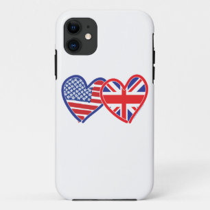 Case-Mate iPhone Case Coeurs du drapeau américain Union Jack