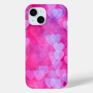 Coque Case-Mate iPhone Coeurs en rose et lavande