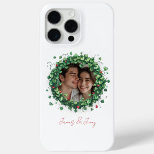 Coque Case-Mate iPhone Coeurs et ivoire verts