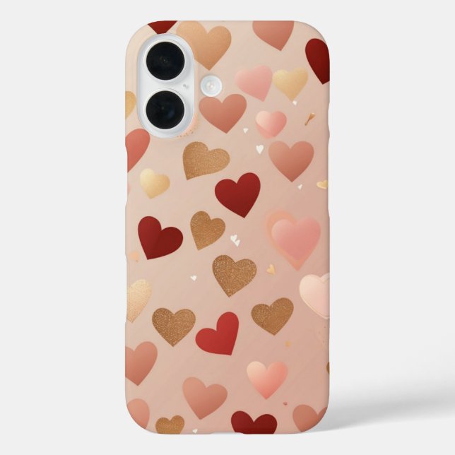 Coques Case-Mate iPhone Coeurs flottants Romance (Verso)