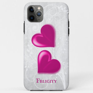 Case-Mate iPhone Case Coeurs magenta personnalisés