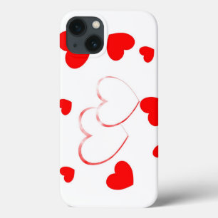 Coque Case-Mate iPhone Coeurs mignons - belle fille
