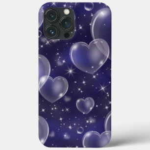 Case-Mate iPhone Case Cœurs Mignons Bulles Bleues Style Fille 90's