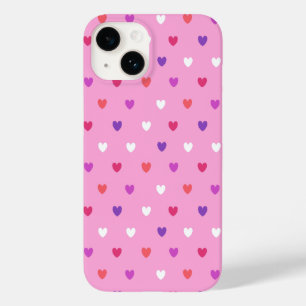 Coque Case-Mate iPhone Coeurs polka rose
