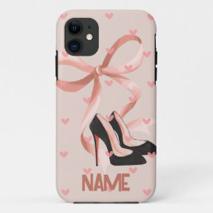 Case-Mate iPhone CASE COEURS ROSE BOWS CHAUSSURES COQUETTE ESTHÉTIQUE
