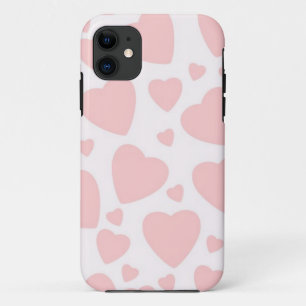 Coque Case-Mate iPhone Coeurs rose pâle