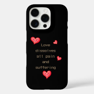 Coque iPhone 16 Pro Coeurs rouges