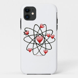 Coques Pour iPhone Coeurs rouges de Saint Valentin atomique