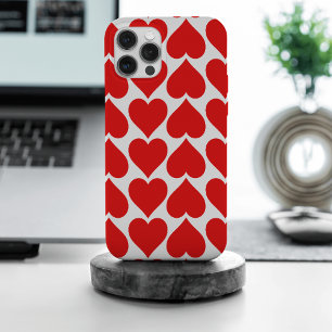 Coque Case-Mate iPhone Coeurs rouges Motif, Romantique, Amour