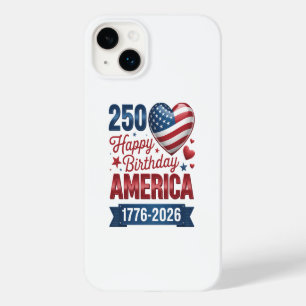 Coque Case-Mate iPhone Cœurs USA 1776 2026 4 juillet