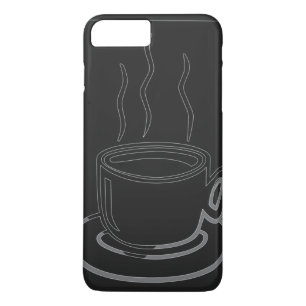 Coque iPhone 8 Plus/7 Plus Coffee Cup Graphic Art