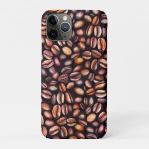 Case-Mate iPhone Case Coffee Haricots crayon Motif Rustique Brown