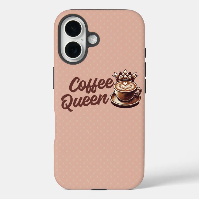 Coques Case-Mate iPhone Coffee Queen (Verso)
