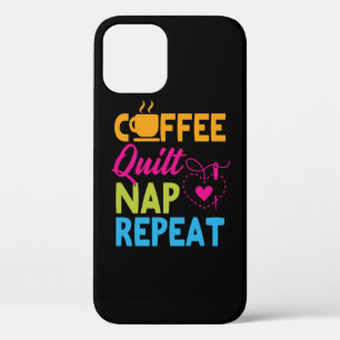 Case-Mate iPhone Case Coffee Quilt Nap Répéter Quilting