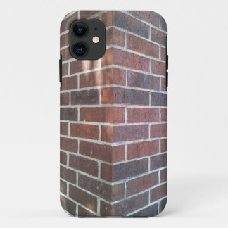 Coque iPhone 11 Coin d'un bâtiment de brique rouge