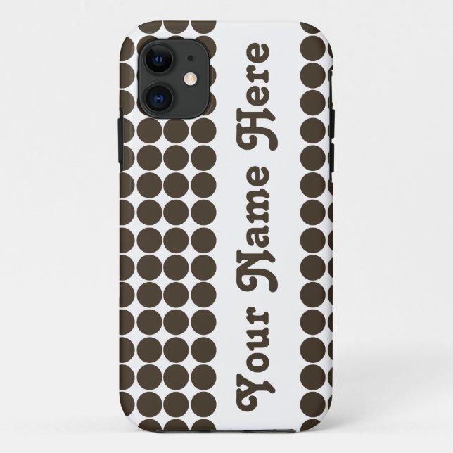 Coques Case-Mate iPhone Cola Safari Point avec nom (Dos)