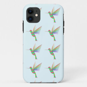 Coques Pour iPhone Colibri arc-en-ciel