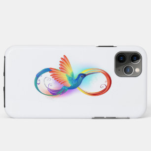 Case-Mate iPhone Case Colibri arc-en-ciel avec symbole d'infini