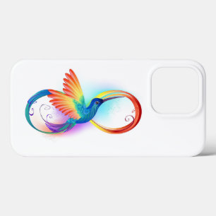 Case-Mate iPhone Case Colibri arc-en-ciel avec symbole Infinity