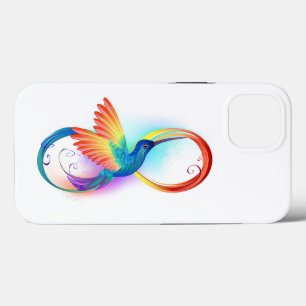 Case-Mate iPhone Case Colibri arc-en-ciel avec symbole Infinity